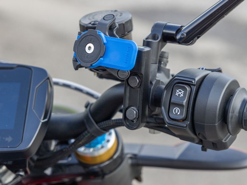 Kit de montage scooter QUAD LOCK 360 - base/adaptateur/support +  amortisseur de vibrations