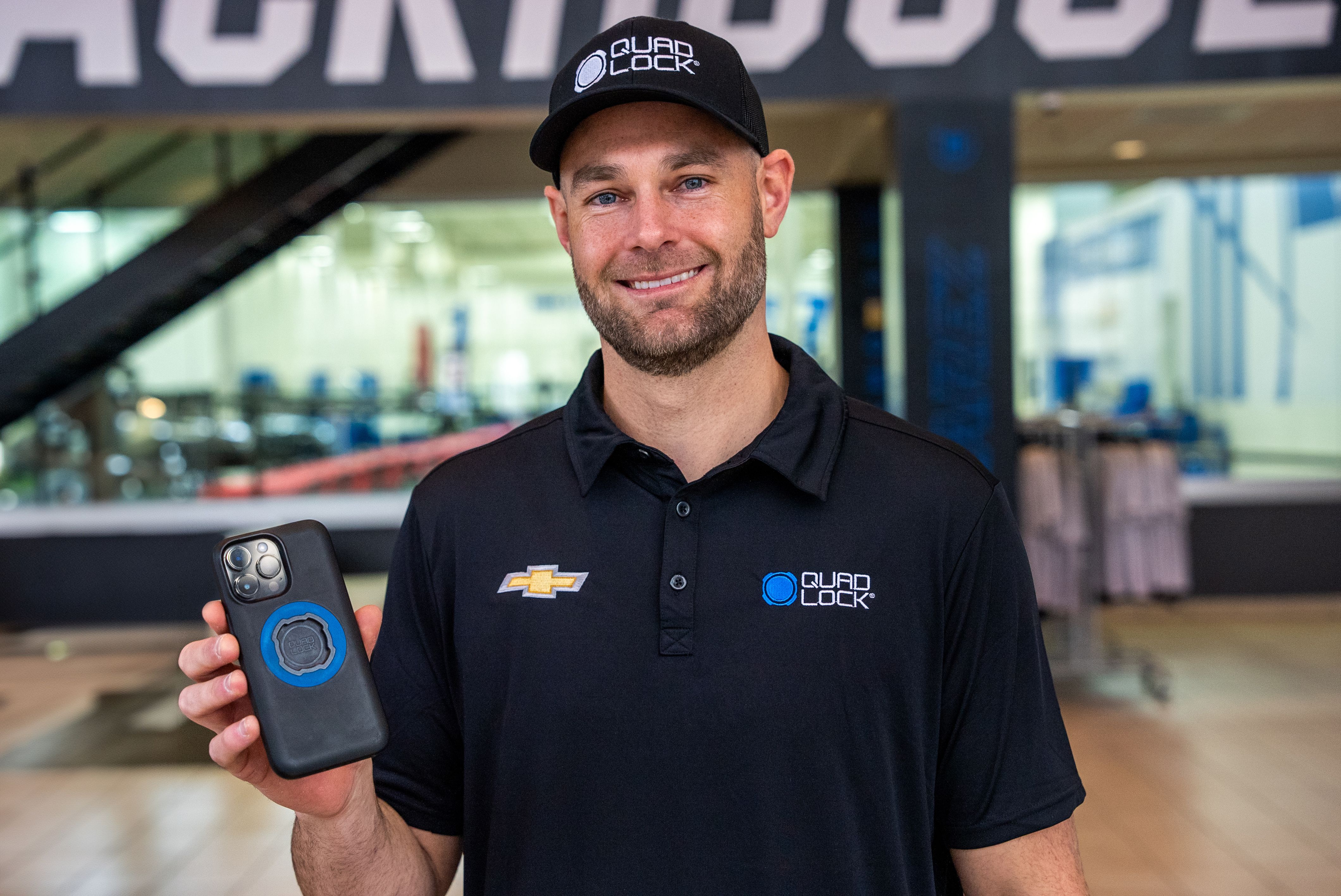 Quad Lock joins Shane van Gisbergen and Trackhouse for a full