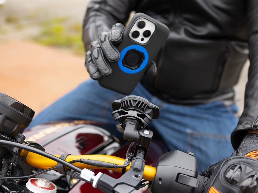 Motorcycle Wireless Charging Heads Quad Lock® Asia Official