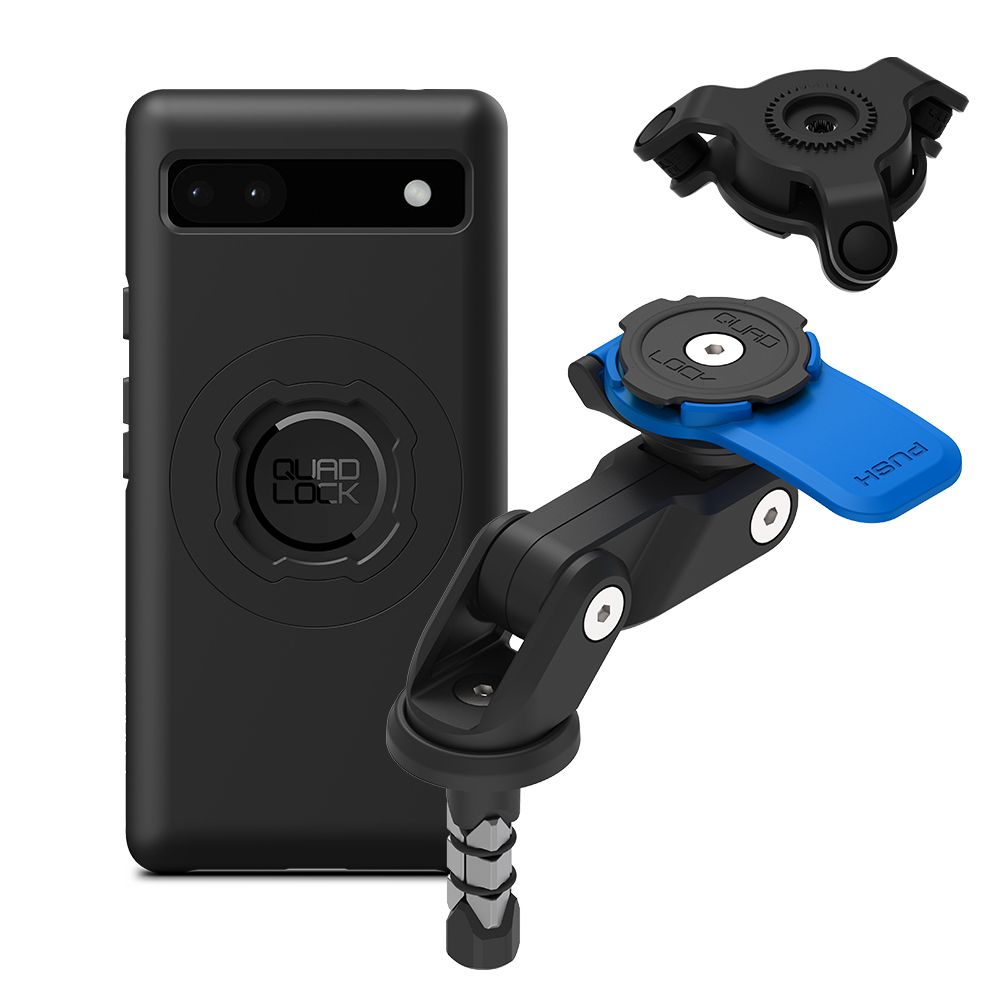 Quad Lock Moto Fork Stem Mount (V2) + Vibration Dampener + MAG