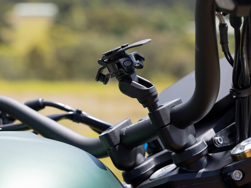 Supporto Gopro Moto Supporto Da Manubrio Ultimateaddons - Attacco Per Accessori Su Bici, Moto E Biciclette Motorcycle Handlebar Mounting Bracket - Foto 14