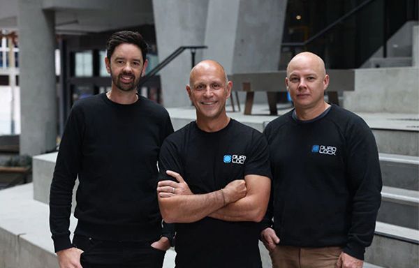 Our founders Rob & Chris (left&right),  and CEO Andrew (center)