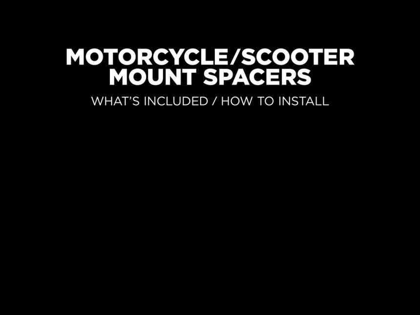 Motorcycle/Scooter - 2 x Spacers (10mm)