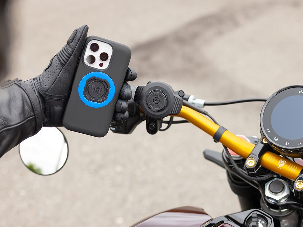 QUAD LOCK ハンドルバーマウント　DAMPENER iPhoneケース ハンドルバーマウント バイク用スマホホルダー｜クアッドロック