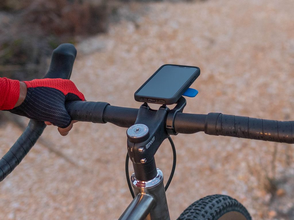 Custodia QUAD LOCK Kit da Supporto Frontale per Bici Out Front Mount Supporto Bike Mount Kit per iPhone 
