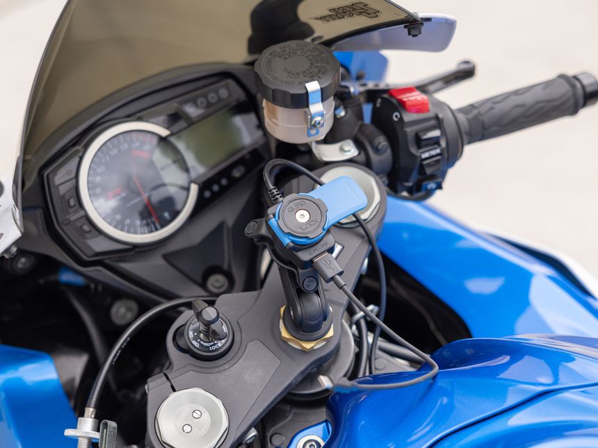Support téléphone moto anti-vibration – Fit Super-Humain