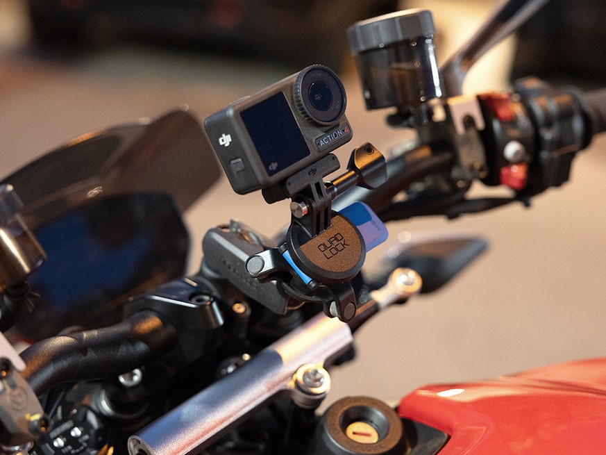 Adaptateur Quad Lock Pour Caméra D'Action - Compatible GoPro, Osmo Action & Fixations Quad Lock
