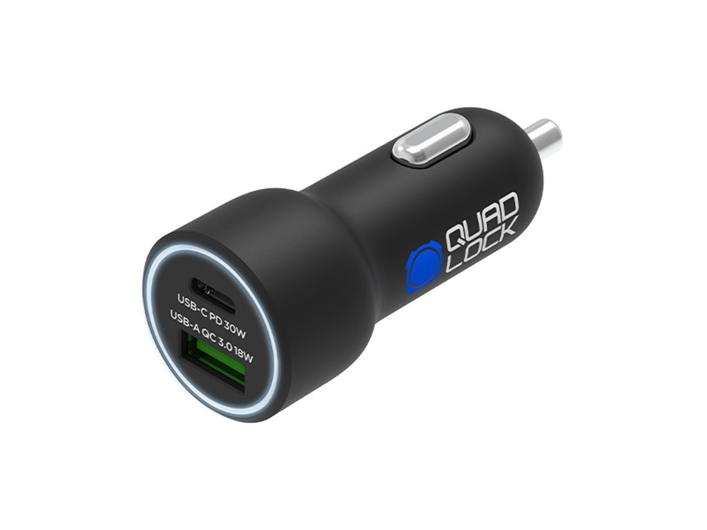 TechStone Caricatore Caricabatteria Con 2 USB Per Auto 3.0 36W Per - Foto 6