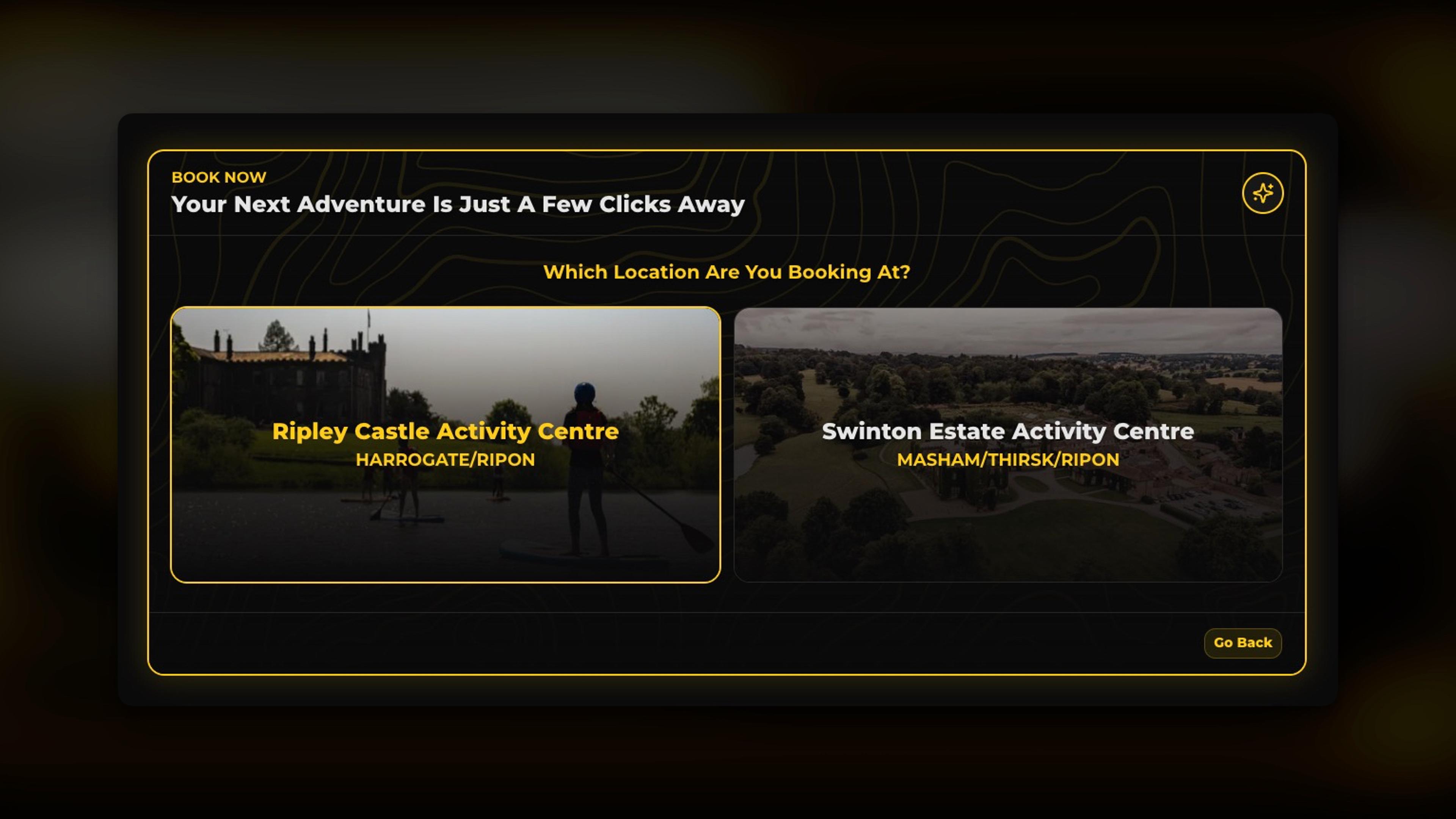 Live For Today's Booking Wizard