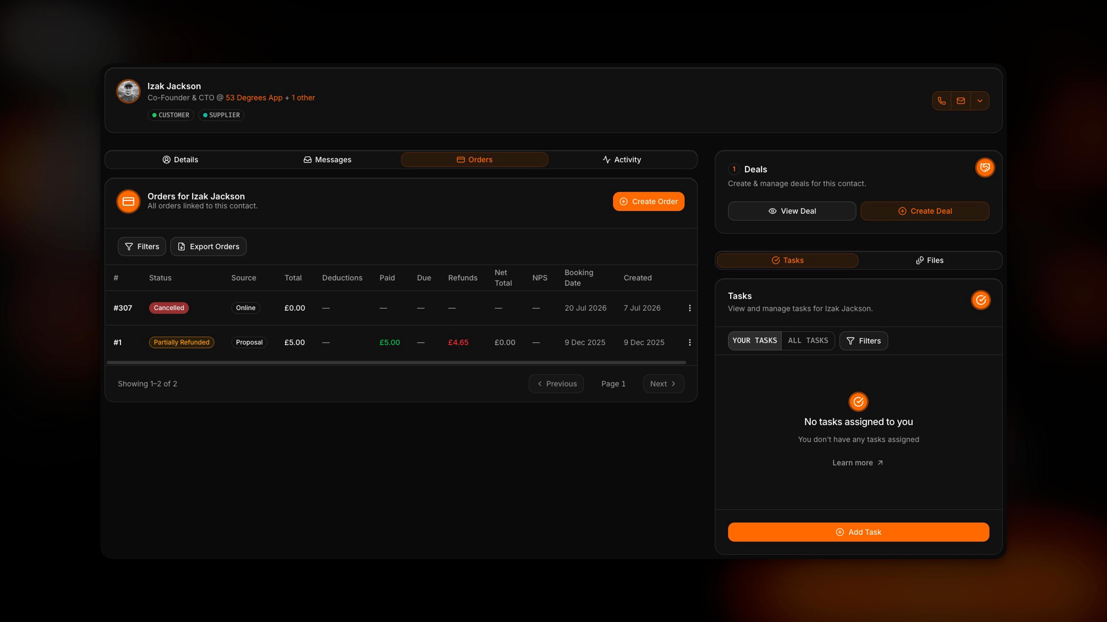 53 Degrees App Customer Profile
