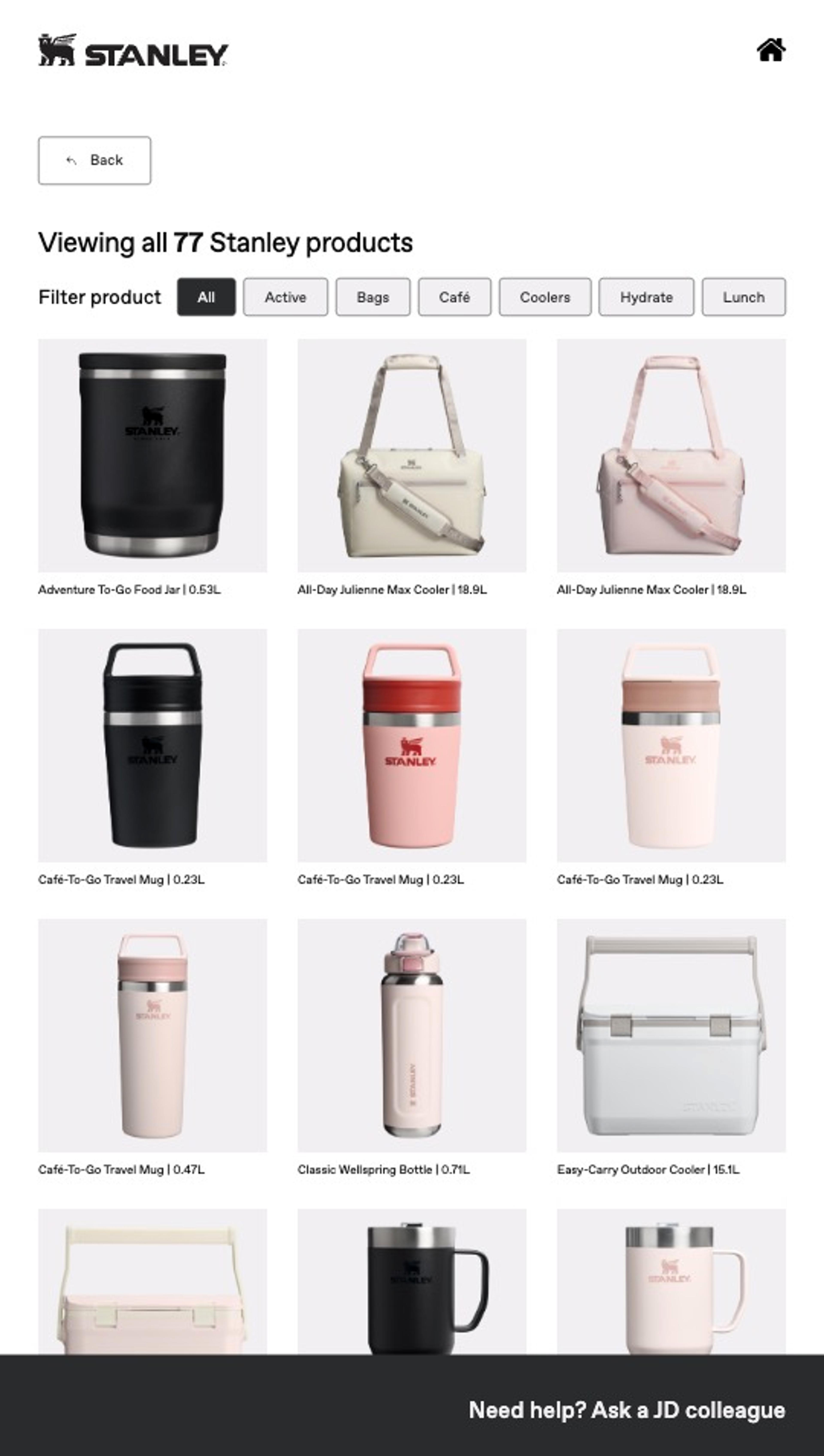 Stanley Product Catalogue