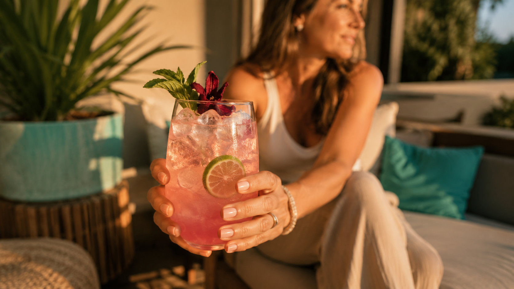 5 mocktails pour soutenir ton cortisol cet été (sans alcool, sans sucre ajouté)