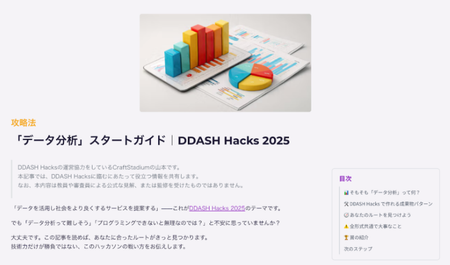 キャッチアップ用のブログ記事