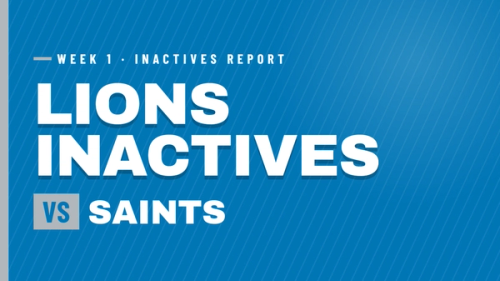 Lions Inactives: What Izien's Absence and the Stille Elevation Mean for Week 1