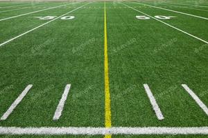 An American football field