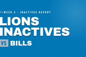 Lions vs Bills Week 2 Inactives: A Banged-Up Night in the Trenches