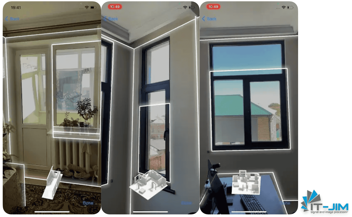 Doors and Windows Recognition by Apple Roomplan