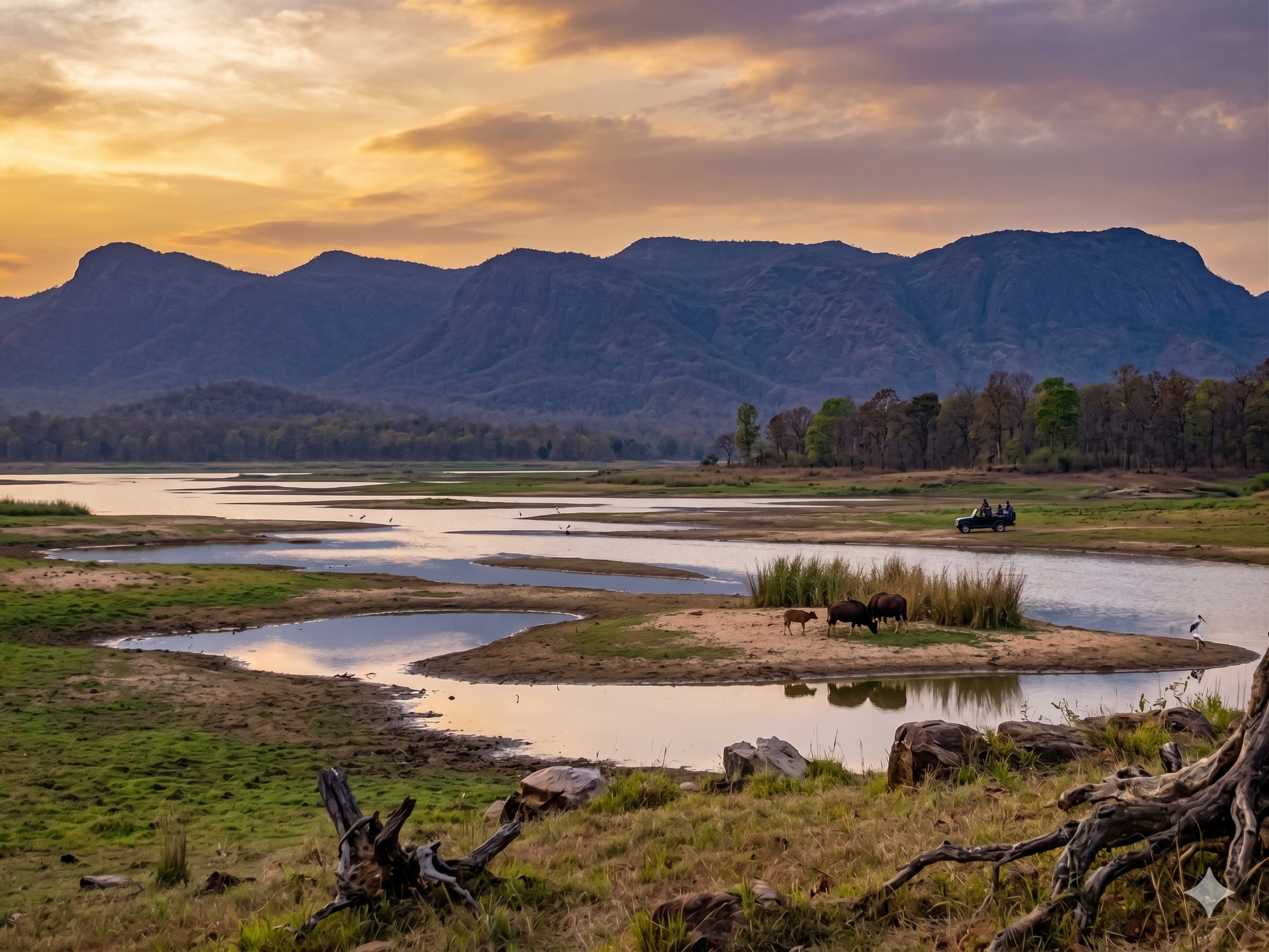Banks of River Denwa