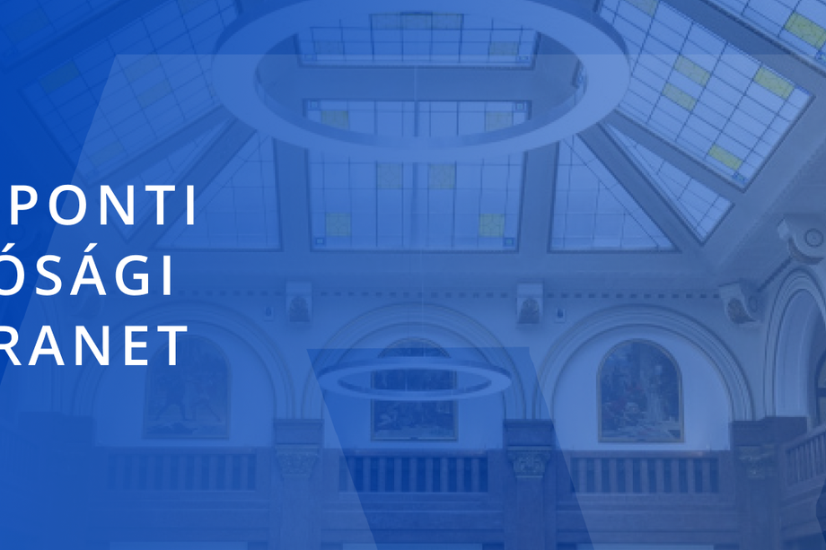 Központi bíróság intranet banner