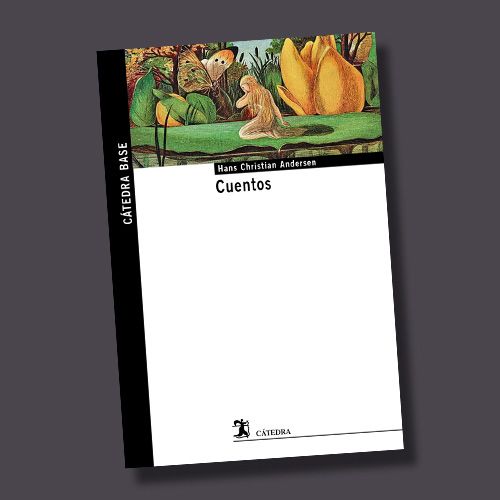 La portada de un libro titulado "Hans Christian Andersen Cuentos".