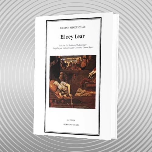 Portada del libro El rey Lear de William Shakespeare.