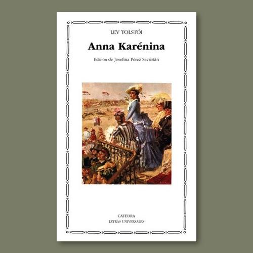 La portada del libro Anna Karenina.