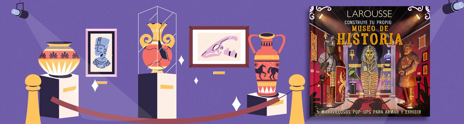 “Construye tu propio museo de historia”: un libro pop-up infantil para explorar civilizaciones antiguas