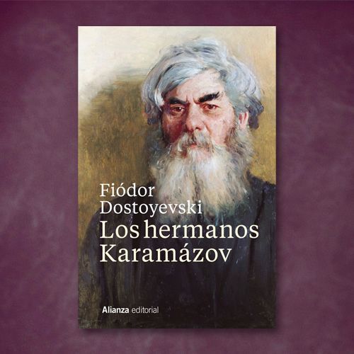 La portada del libro "Los hermanos Karamázov" de Fiódor Dostoyevski.