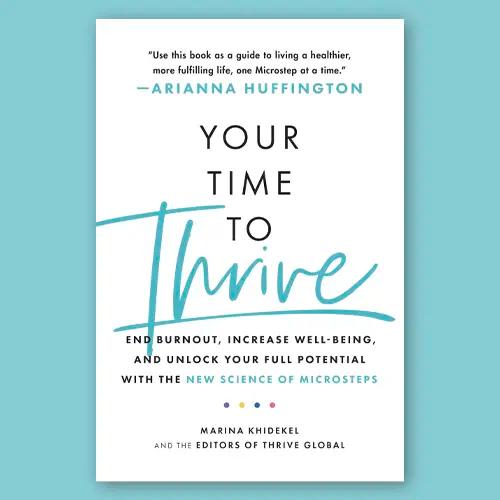 La portada del libro "YOUR TIME TO THRIVE" de Marina Khidekel.