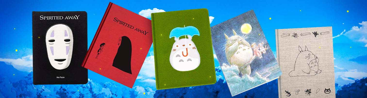 ¿Eres fan de la animación? No te puedes perder estas libretas de Studios Ghibli