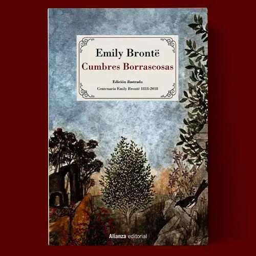 La portada del libro Cumbres borrascosas de Emily Brontë.
