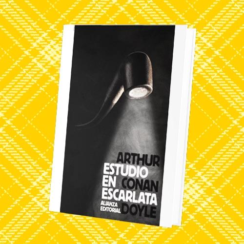 Portada de Estudio en escarlata de Arthur Conan Doyle