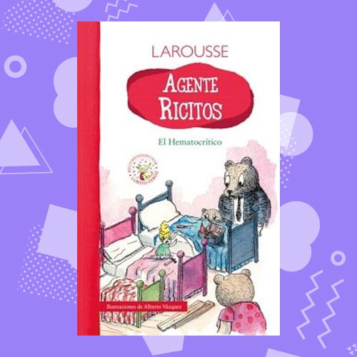 Portada del libro "Agente Ricitos" de El Hematocrítico, ilustrado por Alberto Vázquez.