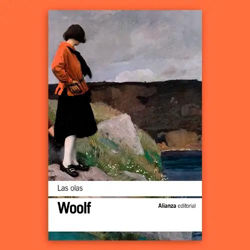 Portada del libro Las olas de Virginia Woolf.
