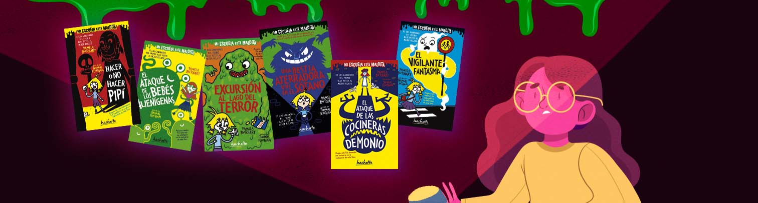 Mi escuela está maldita: Libros infantiles de terror para morir de risa