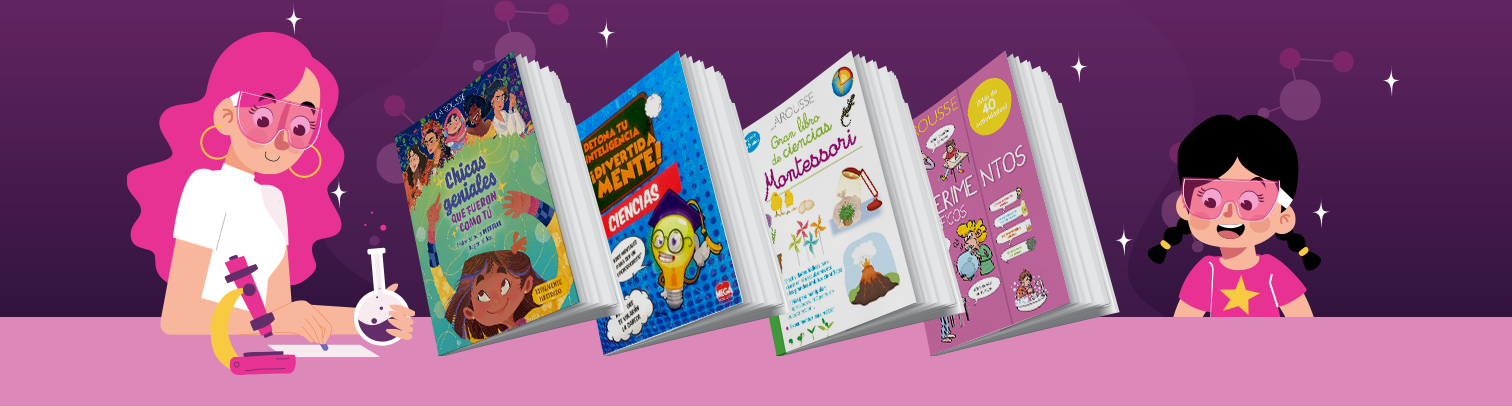 Libros para iniciar a las niñas en la ciencia