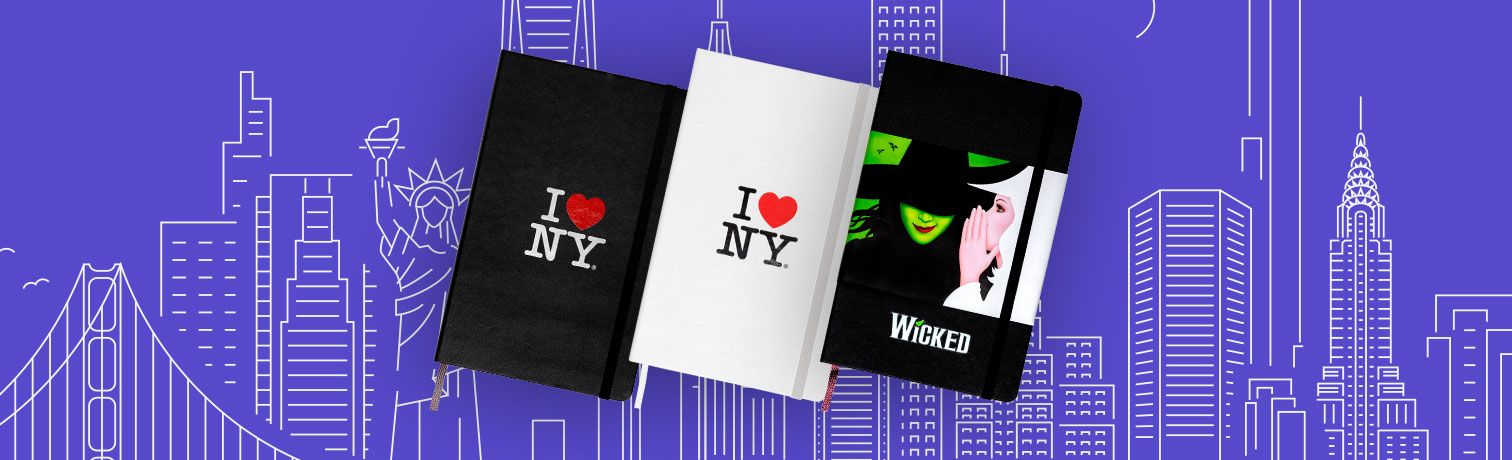 Moleskine I love NY y Wicked: Siente la magia de la Gran Manzana en tus notas