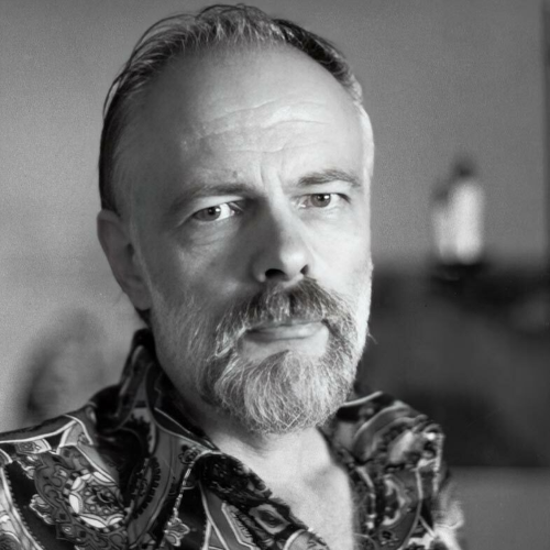 Fotografía del escritor estadounidense Philip K. Dick.