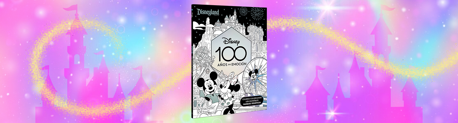 Celebra los 100 años de Disney con este libro para colorear