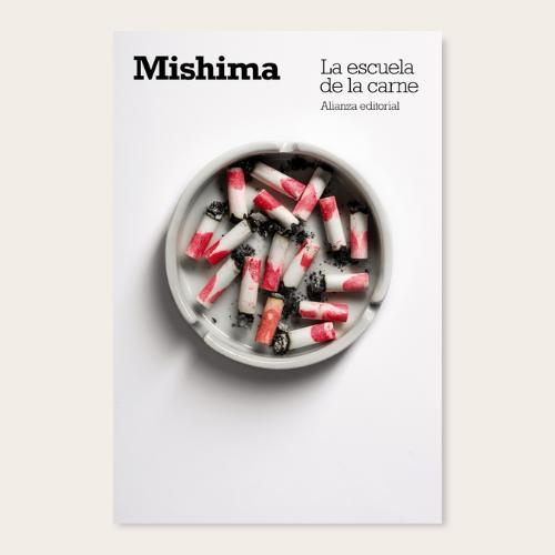 Portada del libro La escuela de la carne de Yukio Mishima.