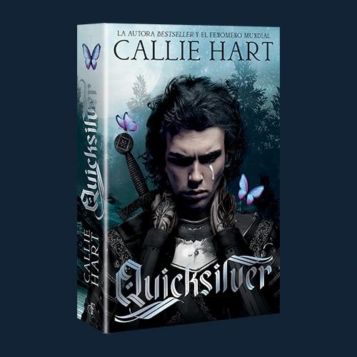 Render 3D del libro Quicksilver, de Callie Hart