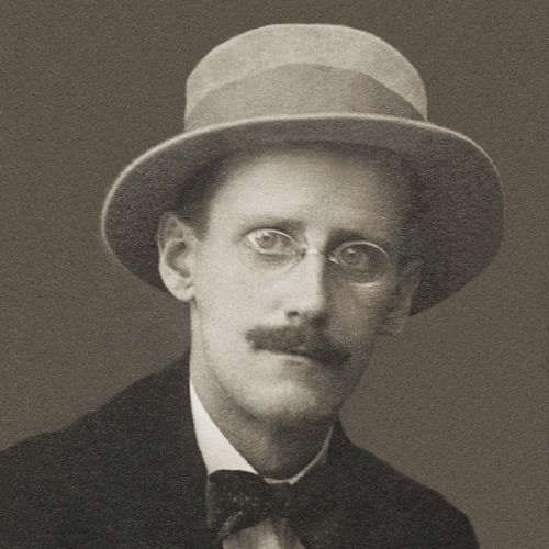 Retrato del escritor irlandés James Joyce.