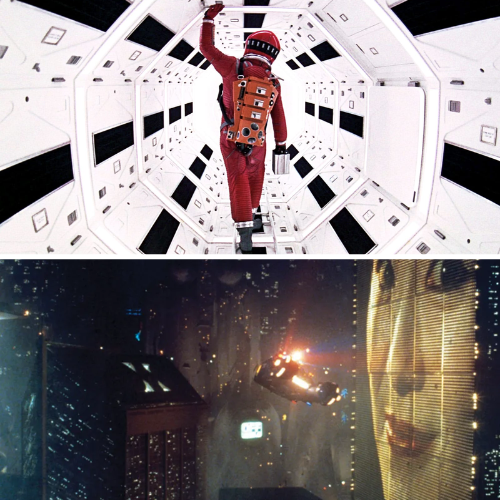 Fotogramas de dos adaptaciones de Philip K. Dick y Arthur C. Clarke.