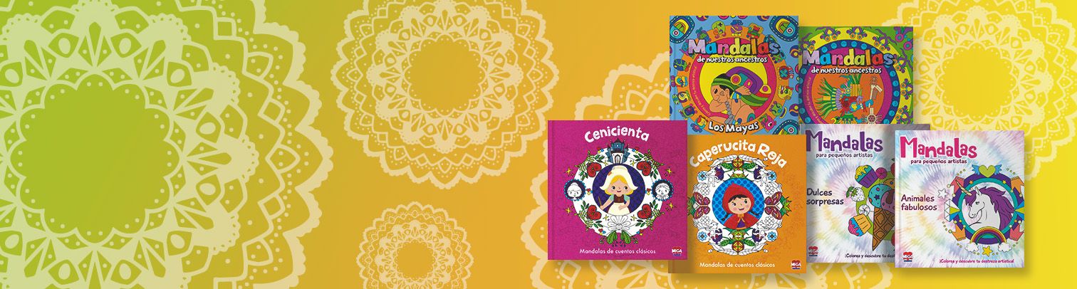 12 libros de mandalas para niños inspirados en cuentos y culturas