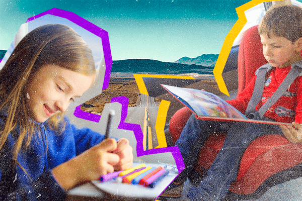 Los tips que necesitas para entretener a tus niños en trayectos largos
