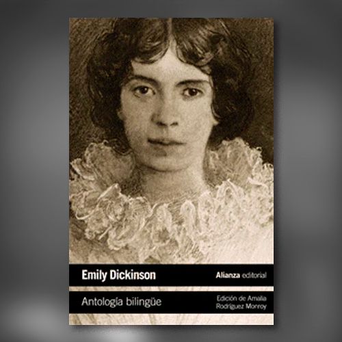 La portada del libro "Antología bilingüe" de Emily Dickinson.