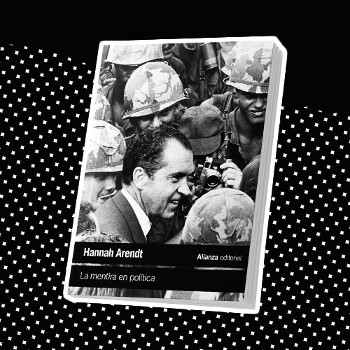 Portada del libro La mentira en política de Hannah Arendt.