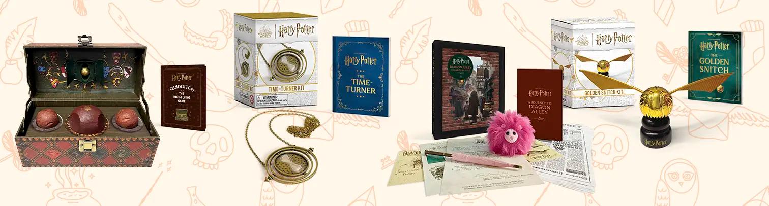 20 objetos coleccionables de Harry Potter para verdaderos magos. Incluye libros