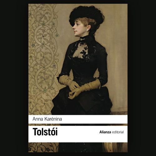 La portada del libro "Anna Karenina" de Tolstói.