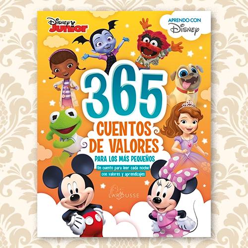 La portada del libro de Disney Junior "365 cuentos de valores".